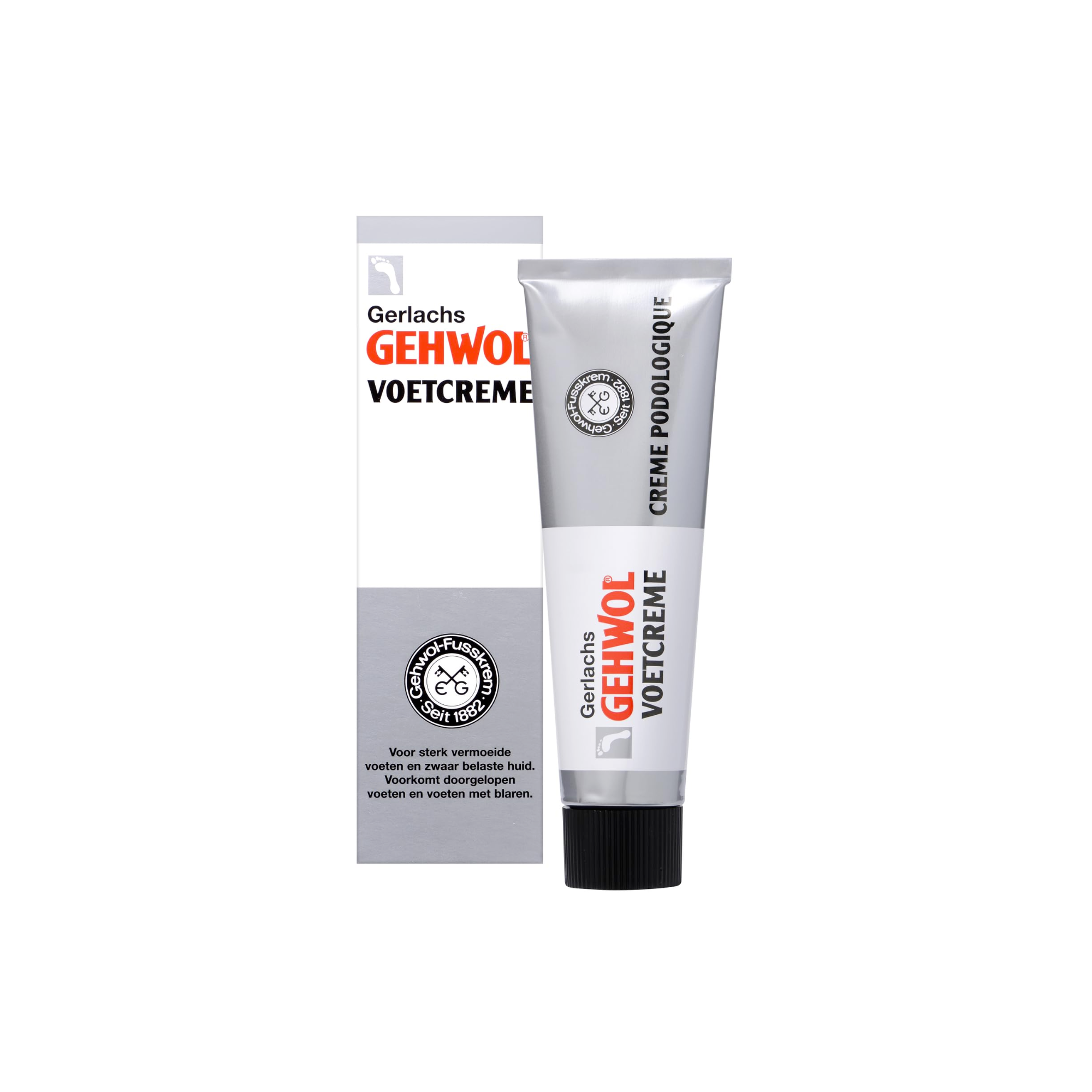 Gehwol - Crème podologique pour pieds surmenés - 1 tube de 75 ml